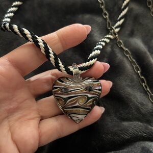 Elegant Heart Pendant Necklace